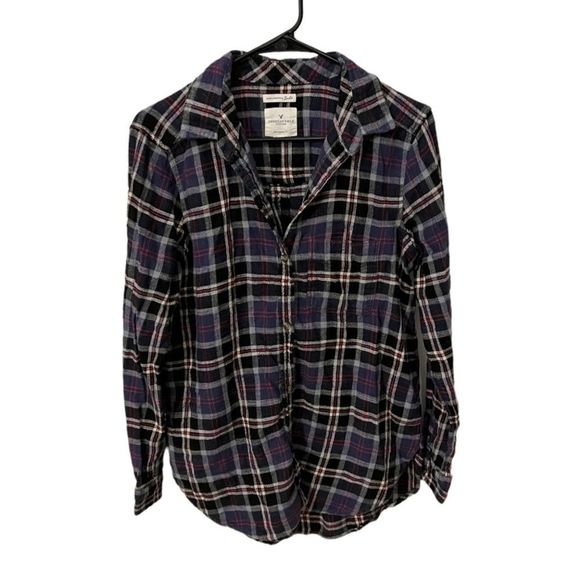 American Eagle Outfitters Tops - American Eagle Women’s Boyfriend Fit Flannel Ahh-mazingly Soft